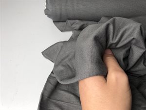 Viscosejersey - solid grå